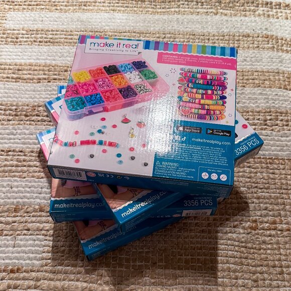 NEW Make It Real Heishi Beads Case- 3356pcs - Picture 4 of 8